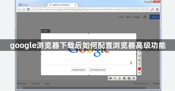 google浏览器下载后如何配置浏览器高级功能1