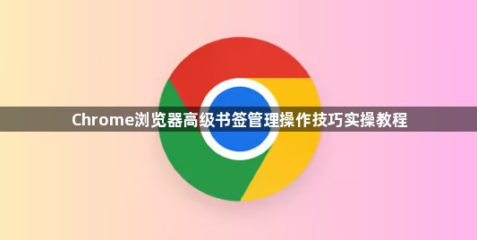 Chrome浏览器高级书签管理操作技巧实操教程1