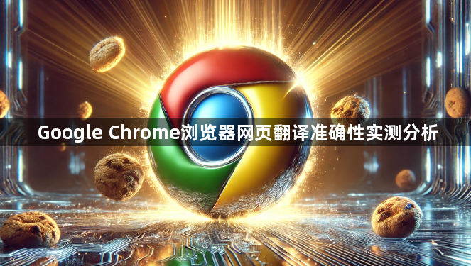 Google Chrome浏览器网页翻译准确性实测分析1