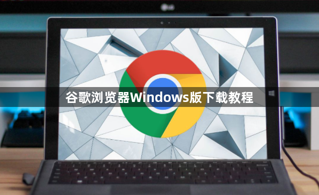 谷歌浏览器Windows版下载教程1