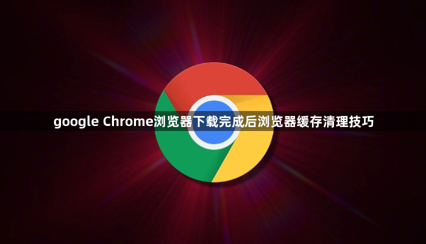 google Chrome浏览器下载完成后浏览器缓存清理技巧1