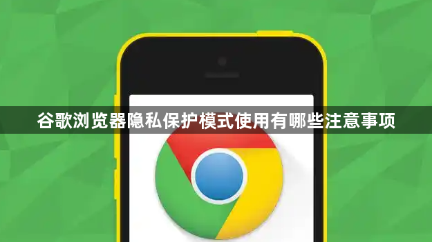 谷歌浏览器隐私保护模式使用有哪些注意事项1