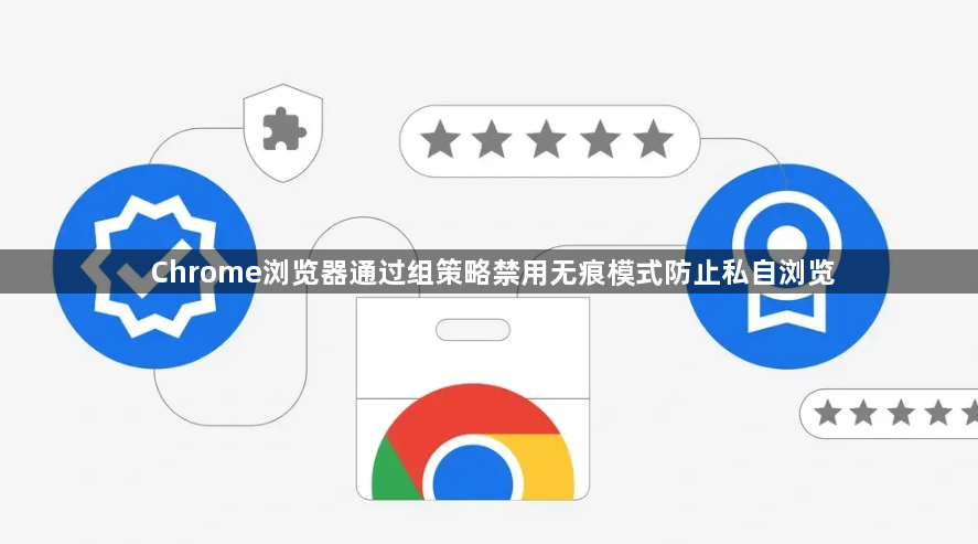 Chrome浏览器通过组策略禁用无痕模式防止私自浏览1