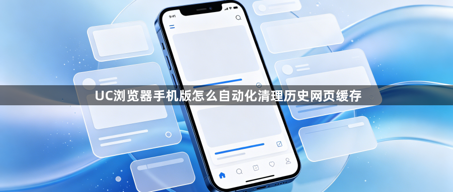 UC浏览器手机版怎么自动化清理历史网页缓存1