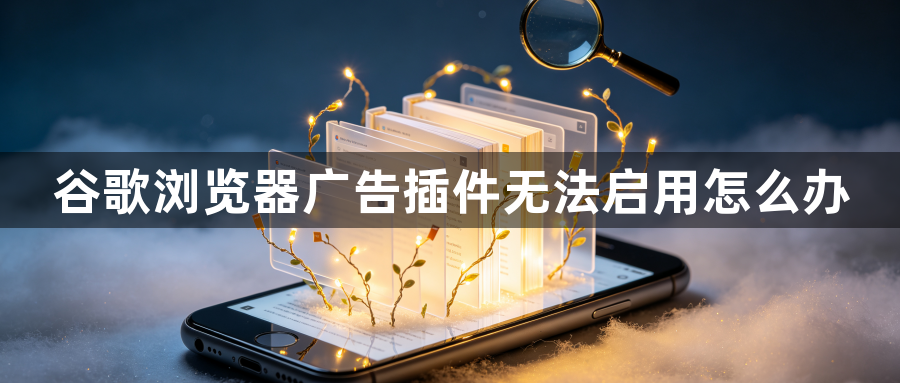 谷歌浏览器广告插件无法启用怎么办1