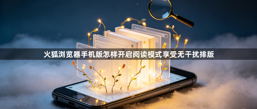 火狐浏览器手机版怎样开启阅读模式享受无干扰排版1