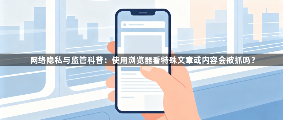 网络隐私与监管科普：使用浏览器看特殊文章或内容会被抓吗？1