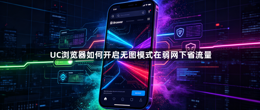 UC浏览器如何开启无图模式在弱网下省流量1