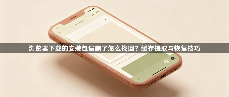 浏览器下载的安装包误删了怎么找回？缓存提取与恢复技巧1