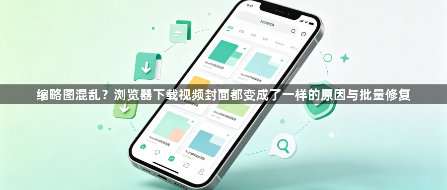缩略图混乱？浏览器下载视频封面都变成了一样的原因与批量修复1