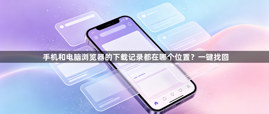 手机和电脑浏览器的下载记录都在哪个位置?一键找回1