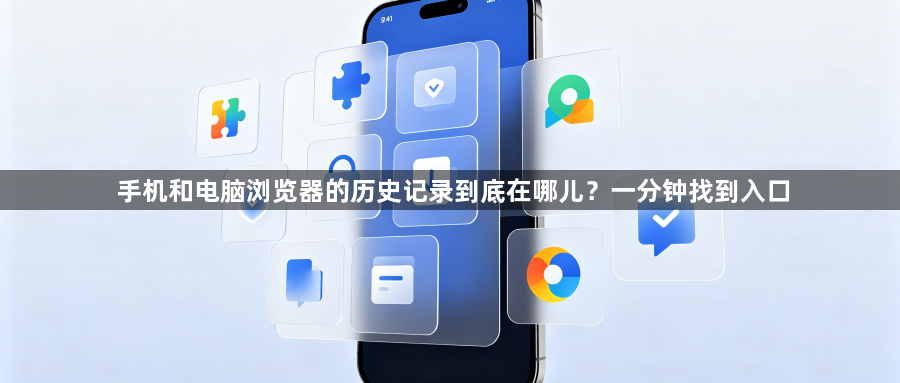手机和电脑浏览器的历史记录到底在哪儿？一分钟找到入口1
