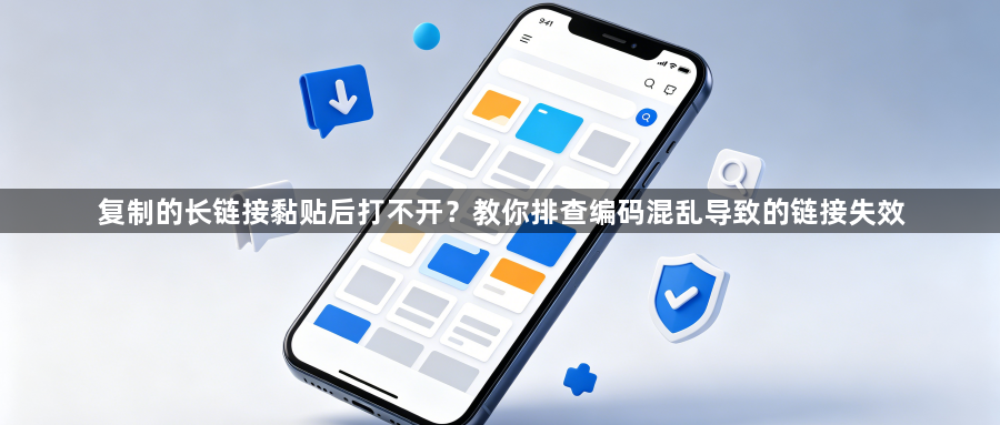 复制的长链接黏贴后打不开?教你排查编码混乱导致的链接失效1