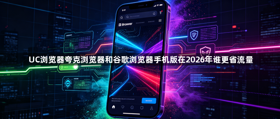 UC浏览器夸克浏览器和谷歌浏览器手机版在2026年谁更省流量1