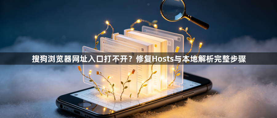 搜狗浏览器网址入口打不开？修复Hosts与本地解析完整步骤1