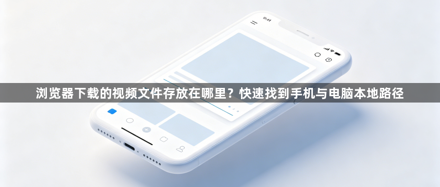 浏览器下载的视频文件存放在哪里?快速找到手机与电脑本地路径1