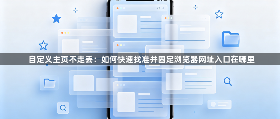 自定义主页不走丢:如何快速找准并固定浏览器网址入口在哪里1