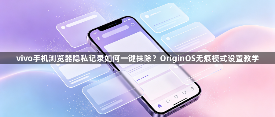 vivo手机浏览器隐私记录如何一键抹除？OriginOS无痕模式设置教学1