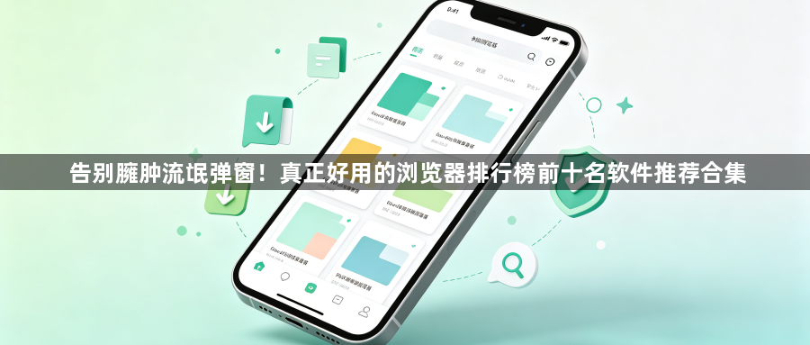 告别臃肿流氓弹窗！真正好用的浏览器排行榜前十名软件推荐合集1