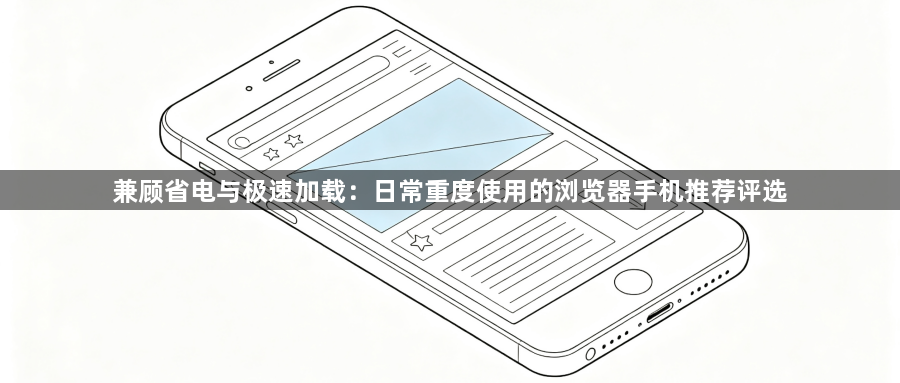 兼顾省电与极速加载：日常重度使用的浏览器手机推荐评选1
