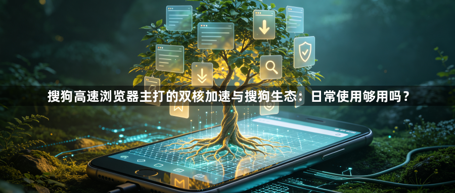 搜狗高速浏览器主打的双核加速与搜狗生态：日常使用够用吗？1