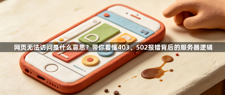 网页无法访问是什么意思？带你看懂403、502报错背后的服务器逻辑1